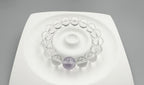 Harmony Crystal Bracelet – Clear Quartz & Rose Quartz · Soft Pink & Clear