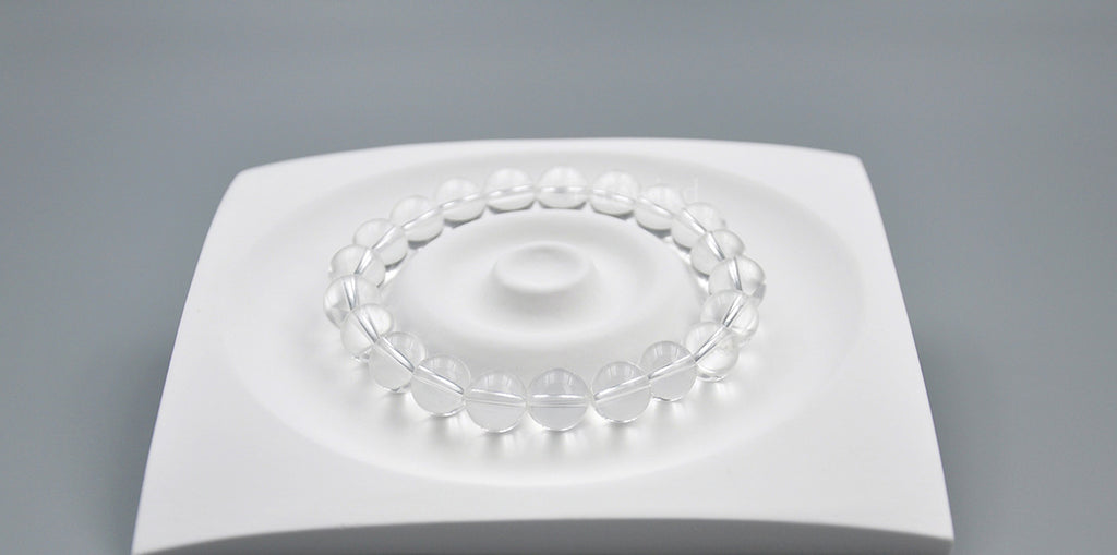 Crystal Clear Bracelet– Pure Clear Quartz · Glass-Like Clarity