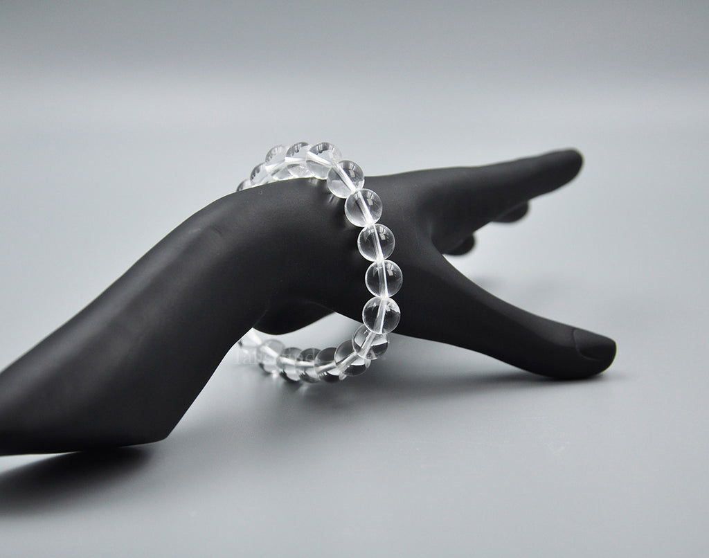 Crystal Clear Bracelet– Pure Clear Quartz · Glass-Like Clarity