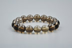 Smoky Quartz Bracelet – Earthy Neutrals & Soft Gradient