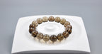 Smoky Quartz Bracelet – Earthy Neutrals & Soft Gradient
