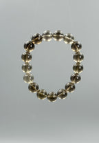 Smoky Quartz Bracelet – Earthy Neutrals & Soft Gradient