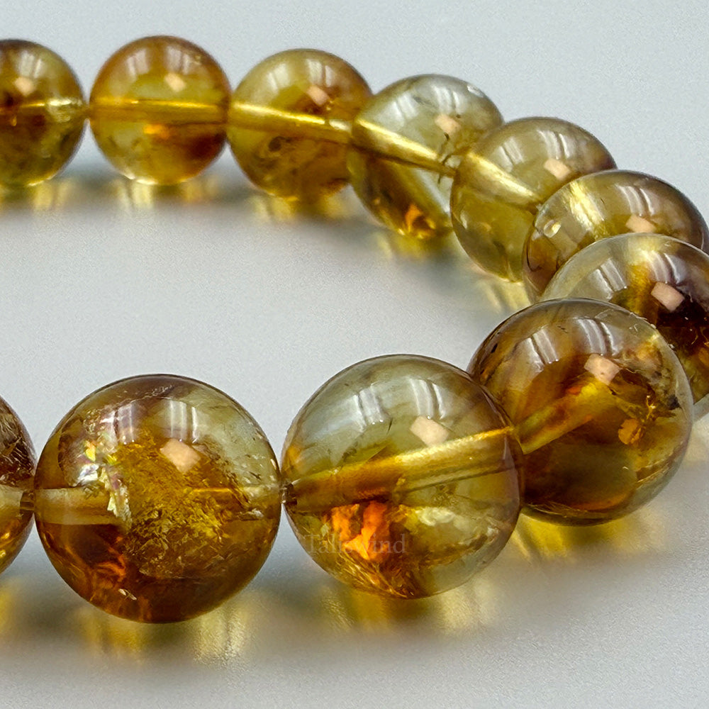 Golden Clarity: Yellow Citrine Quartz Healing Bracelet for Confidence & Abundance