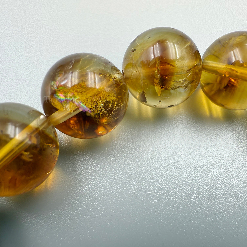 Golden Clarity: Yellow Citrine Quartz Healing Bracelet for Confidence & Abundance