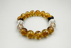 Four-Stone Ensemble Bracelet – Mixed Crystal Neutrals & Highlights