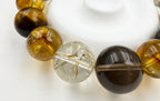 Earthlight Harmony Bracelet – Yellow Quartz, Smoky Quartz, Tiger's Eye & Rutilated Quartz