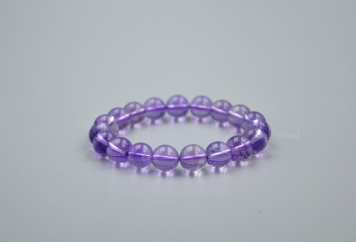 Soul Stillness: Brazilian Amethyst Healing Bracelet Clarity, Calm & Crown Chakra Alignment