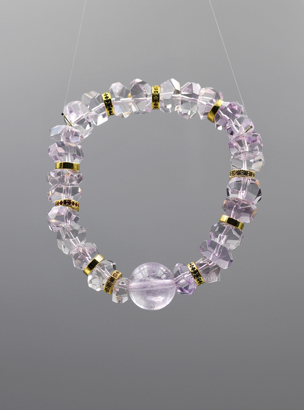 Violet Orbit Bracelet – Irregular-Cut Amethyst Crystal