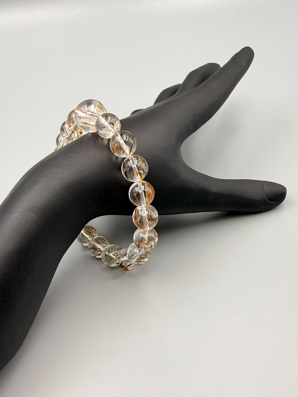 Golden Thread Bracelet – Rutilated Quartz Crystal