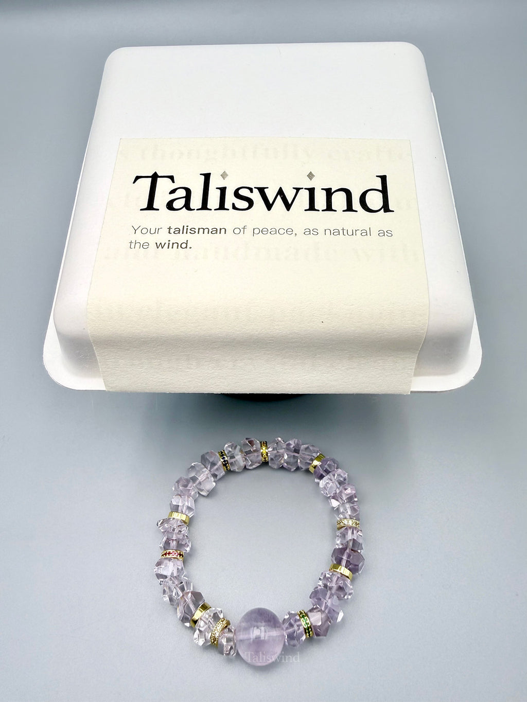 Violet Orbit Bracelet – Irregular-Cut Amethyst Crystal